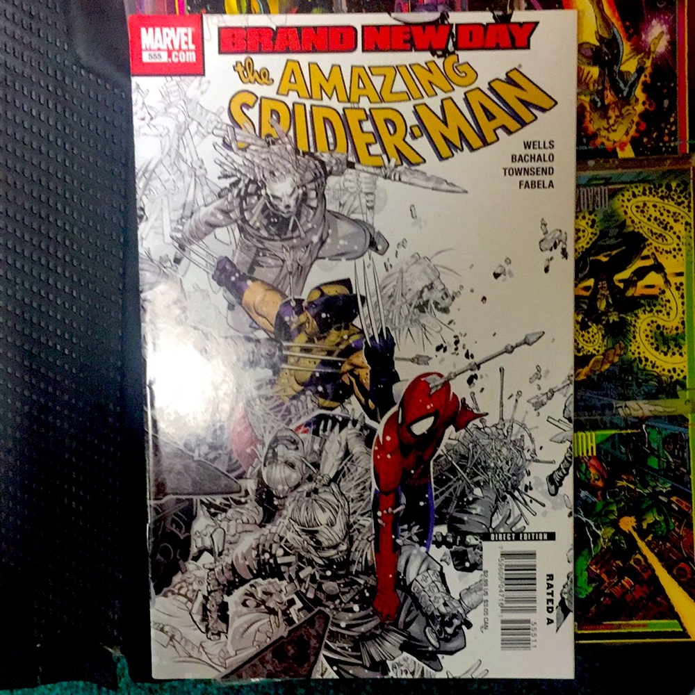 Marvel  brand new day the amazing spider-man comic